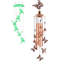 Carillon papillon en aluminium et carillon solaire