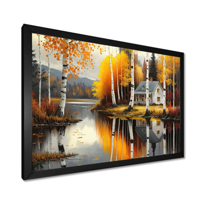 «Cabin by the Lake in Summer IV», reproduction sur toile