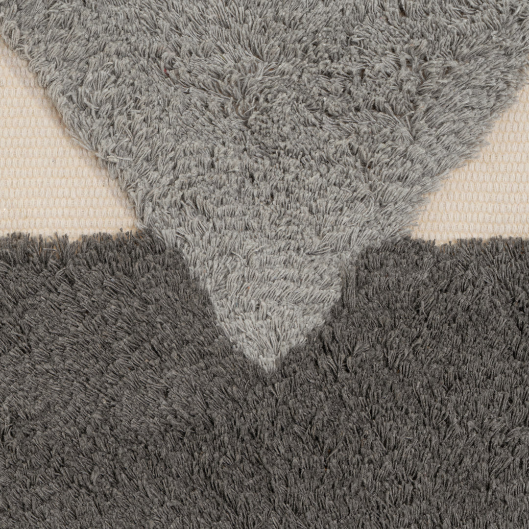 Geometric Machine Tufted 180cm X 120cm Area Rug