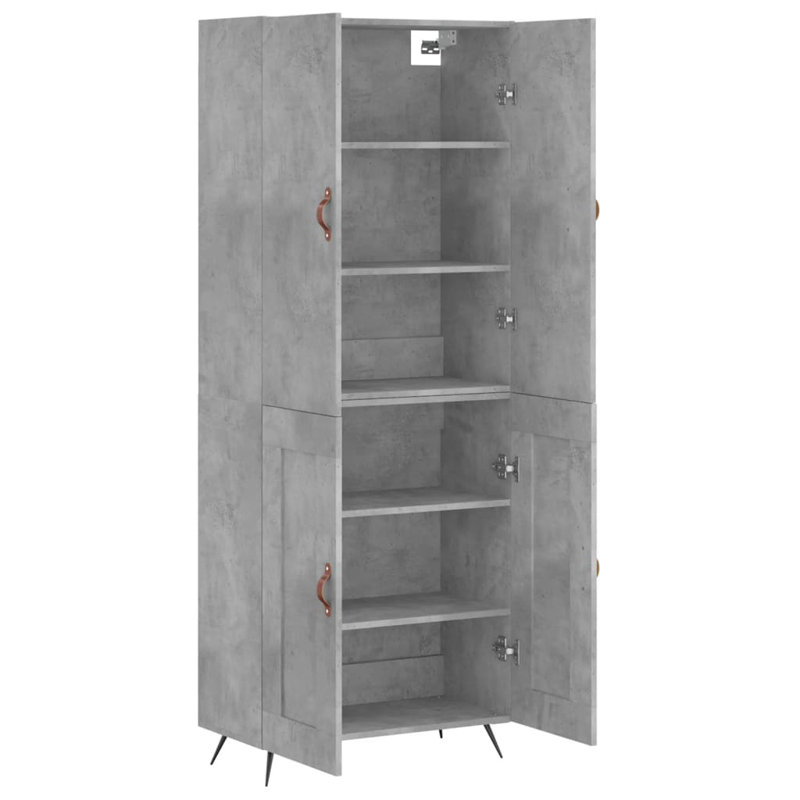 Maxuel 69.5cm Sideboard, Concrete Grey