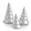 Nambe Mini Christmas Tree Set of 3