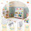 Misal 70cm H x 61cm W Standard Bookcase-1099592061
