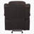 Madden Upholstered Glider Recliner in Brown
