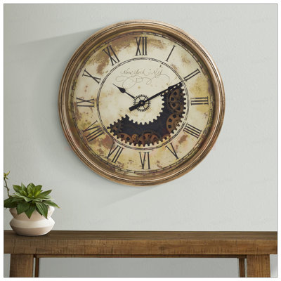 Très grande horloge murale 30 po