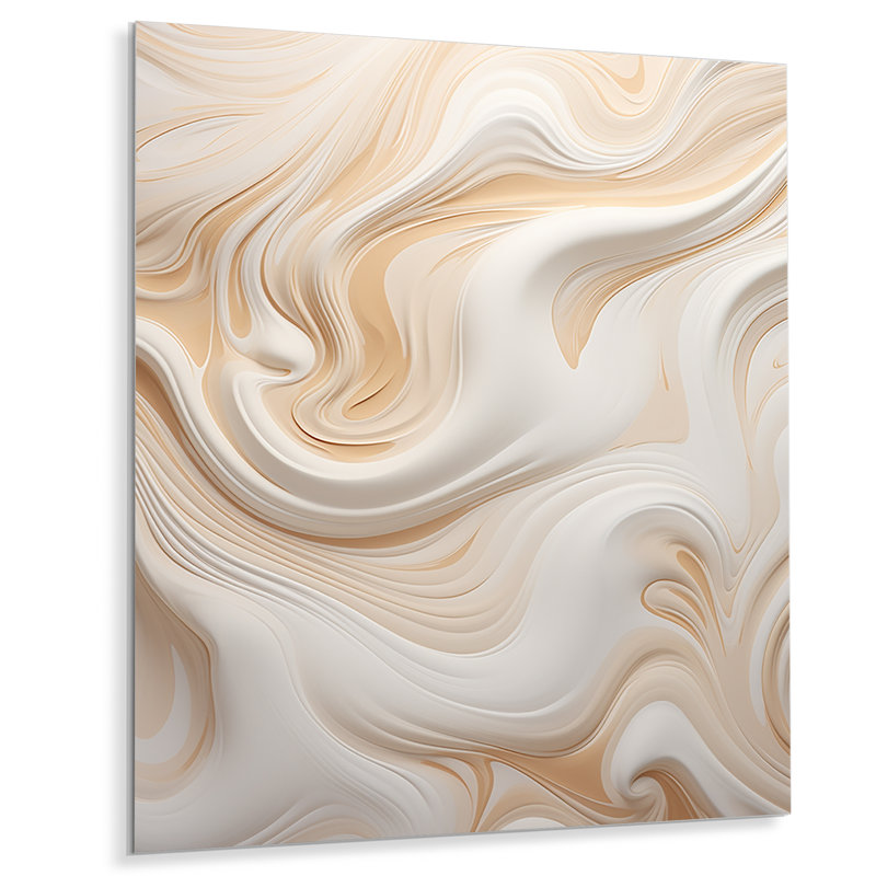 - Reproduction d'art mural abstrait en métal, H 32 po x l 16 po