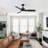 48''-3 Blades Smart Ceiling Fan With LED Light, Remote Control, Works With Alex And Tuya App-798565888