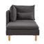 Chaise longue à accoudoirs carrés Poyner-768407872