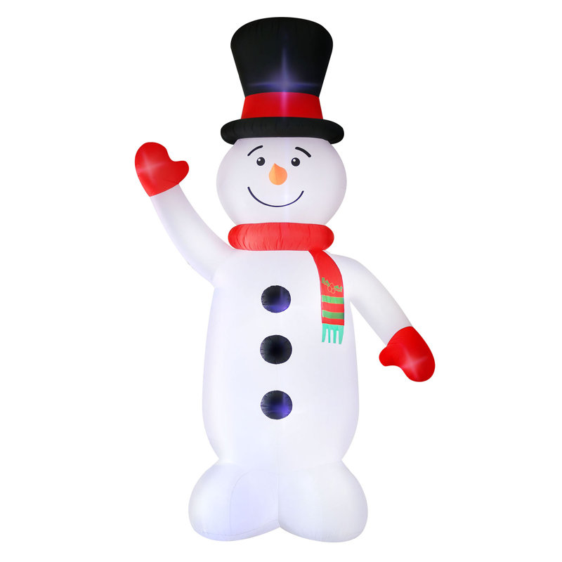 Bonhomme de neige de Noël gonflable géant