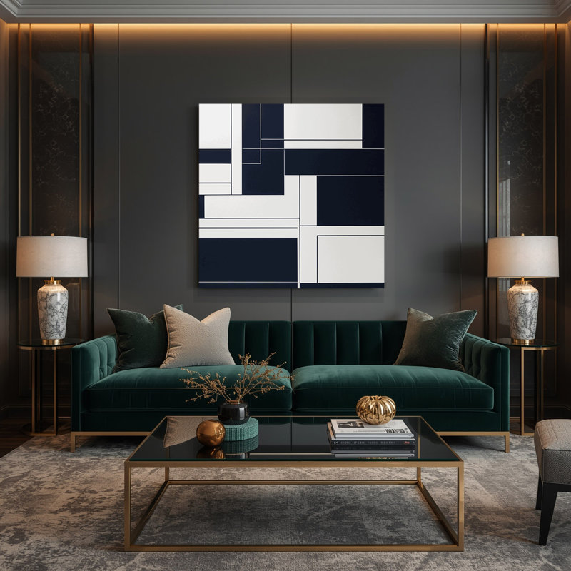 Minimalisme, art mural sur toile beige 70, H 16 po x l 16 po