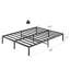 Structure de lit double plateforme en métal - métal robuste, sans sommier, style moderne, environnement de sommeil tranquille et stable, taille minimaliste-130631314