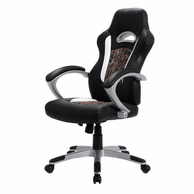 Symple Stuff Cotton and Mesh Gaming Chair