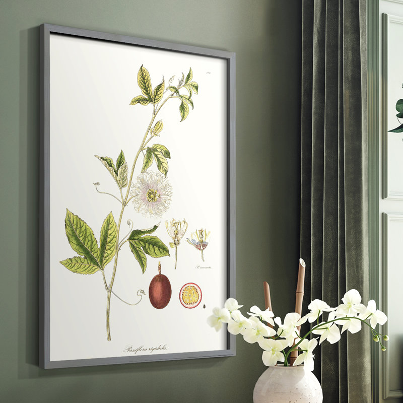 Passion Passion Trio II, reproduction encadrée - bois massif, Cadre simple gris, H 10 po x l 8 po