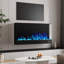 Ivy Bronx 150cm W Black Electric Fireplace