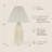 Rhea Pleated Table Lamp
