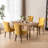 Furniture,Ultra Side Dining Chair,Thickened Fabric Chairs With Neutrally Toned Solid Wood Legs,Bronze Nail Head,Set Of 2-1100300176