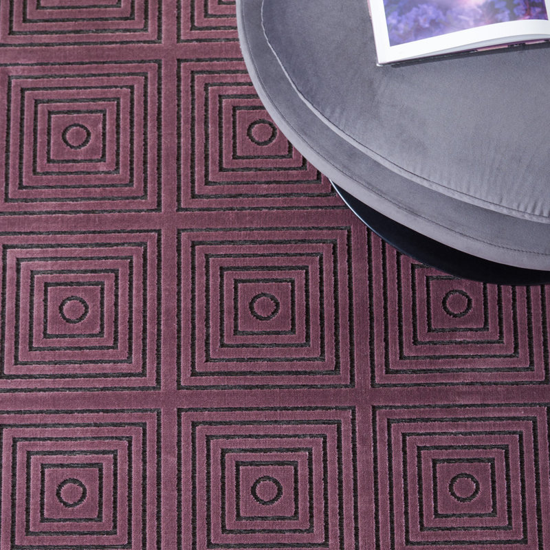 Tapis géométrique Braswell Performance, Rectangle 5 pi 3 po x 7 pi 6 po