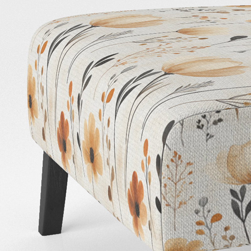 Fauteuil de chambre Boho, Pantoufle sans accoudoirs