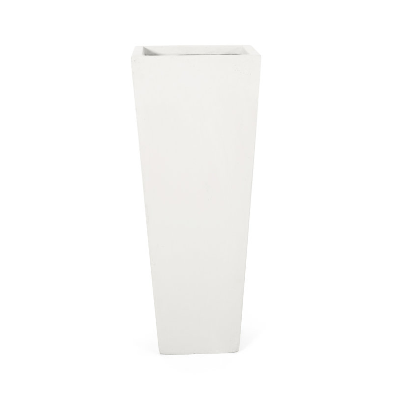 Modern Planter, Matte White