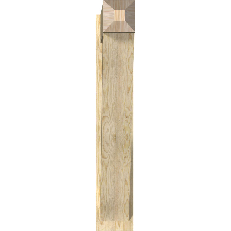 Artisan traditionnel en bois rustique, P 38 po x H 46 po, Sapin Douglas de 8 po (sciage brut)