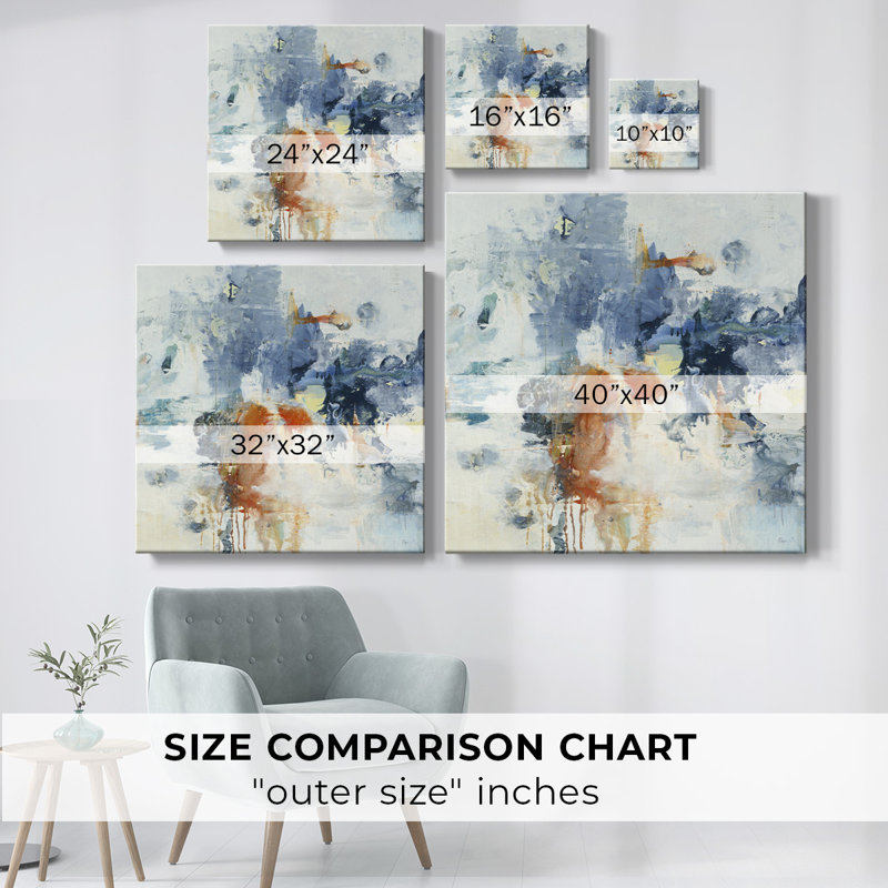«Free to Flow I», reproduction d'art sur toile tendue, H 40 po x l 40 po x P 1,5 po