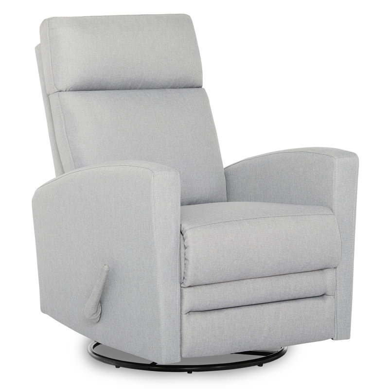 Chatham Upholstered Reclining Rocking Chair, Gray