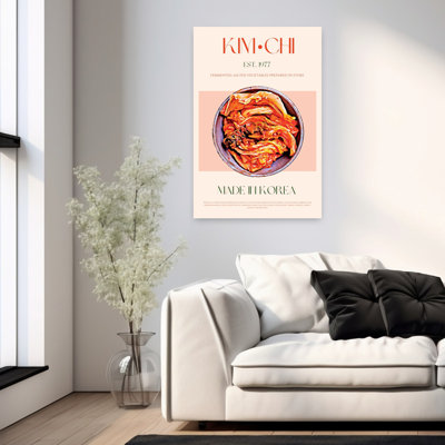Authentique art mural traditionnel kimchi coréen