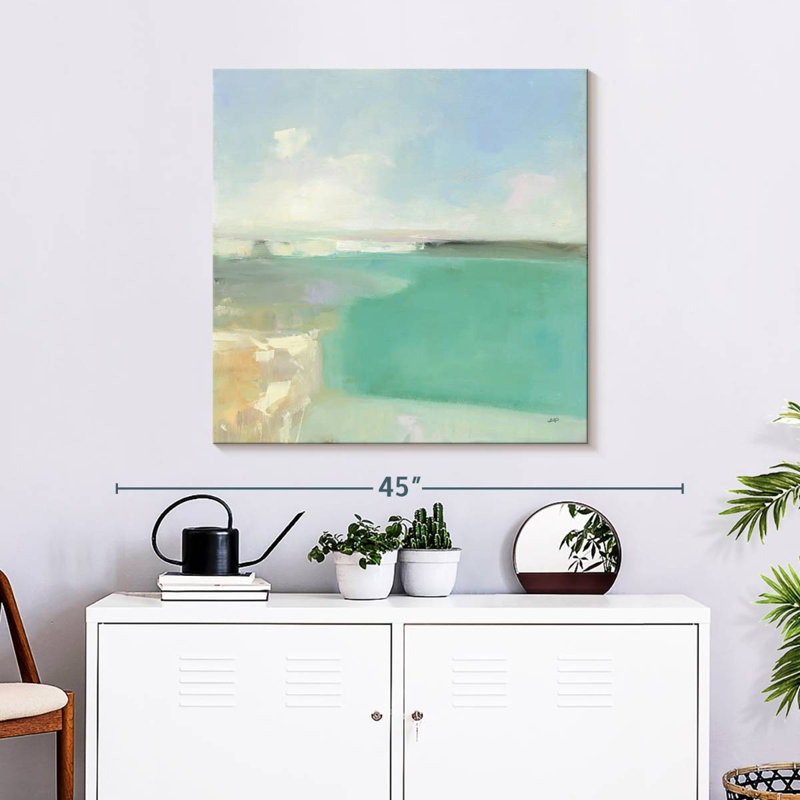 Summer Coastline, 30" H x 30" W