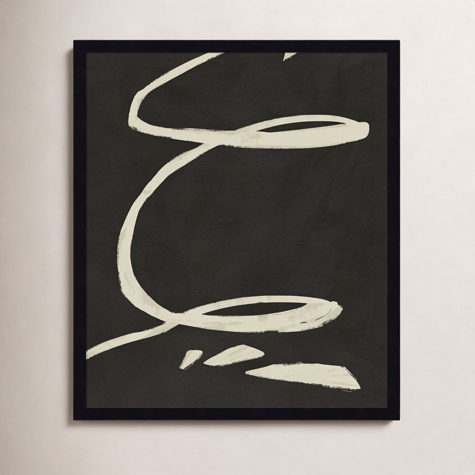 Neutral Spring III Print by Jacob Green, Black, 25" H x 21" W x 1" D