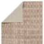  Tapis géométrique tissé à la machine en polypropylène / polyester doré / beige-1982736459