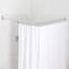48" L Shaped Fixed Shower Curtain Rod