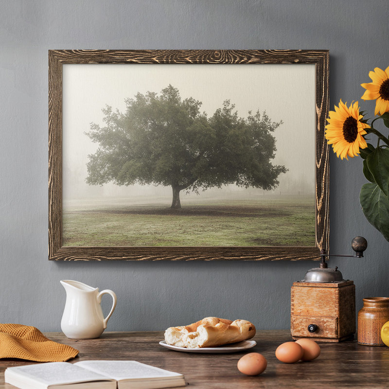 «Trees In The Fog II», reproduction d'art sur toile, Noyer, H 22 po x l 32 po x P 1,5 po