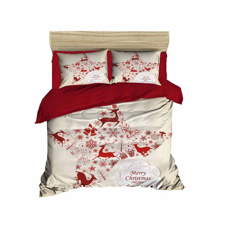 Bruton Polyester No Pattern Duvet Cover Set with Pillowcases