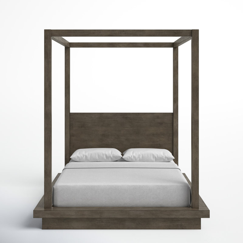 Brooks Solid Wood Canopy Bed, Queen