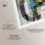 Art mural moderne Tectonic Plates III Shadowbox par Art Remedy, cadre blanc, 41 x 41-1530488842-1530488843