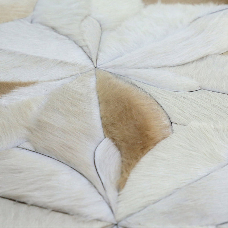 Art Hide Cowhide Area Rug in Cream