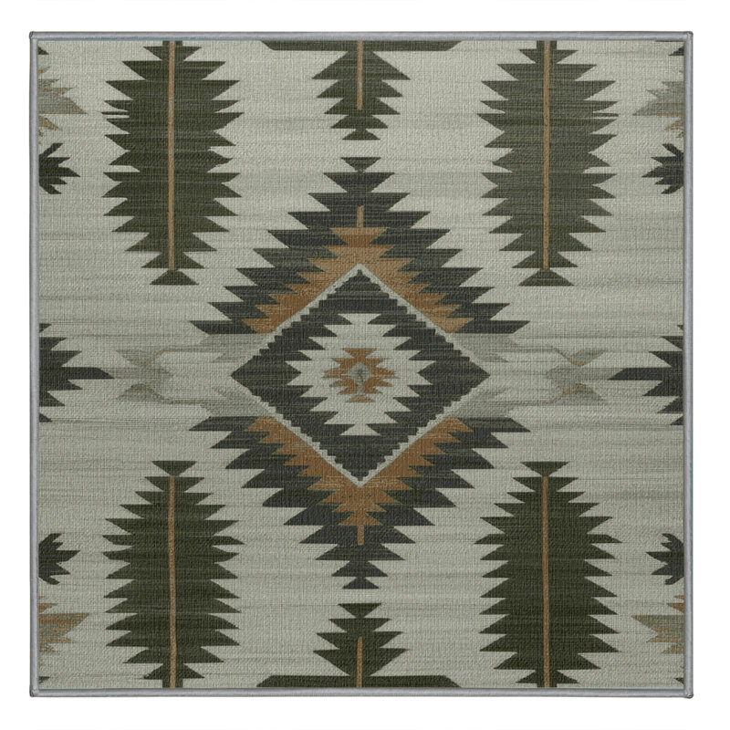  Tapis lavable Sagebrush Southwestern, Carré 8 pi