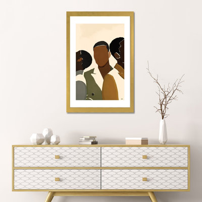 Impression d’art graphique, "Brothers" par Brie Nicole