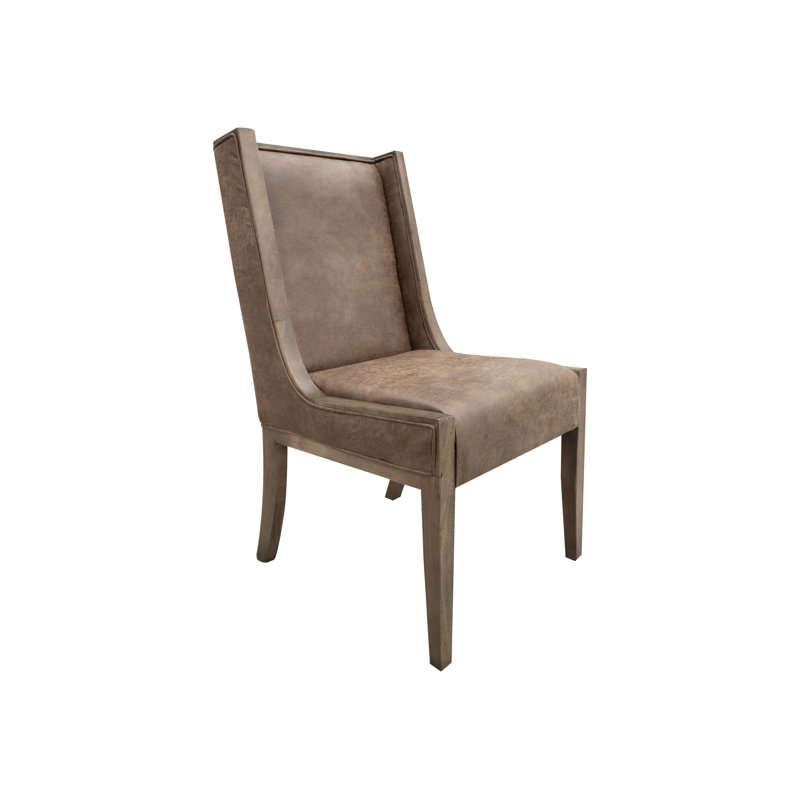 Chaise rembourrée Dobby, Brun mesquite