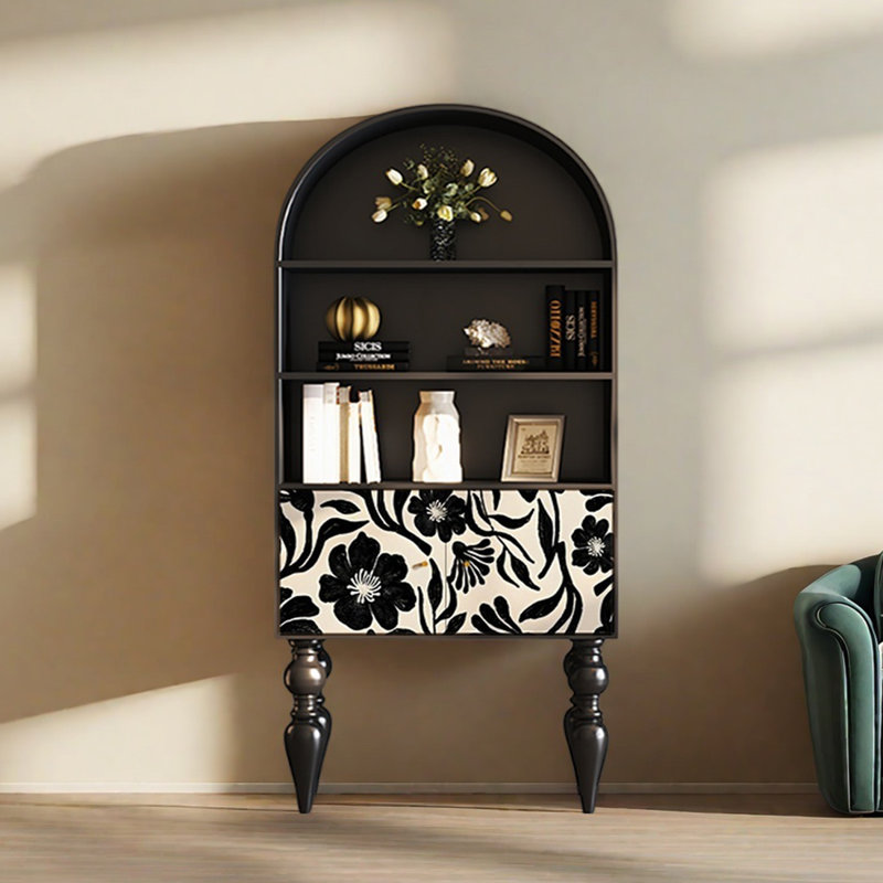 Art multi-functional arch display bookcase