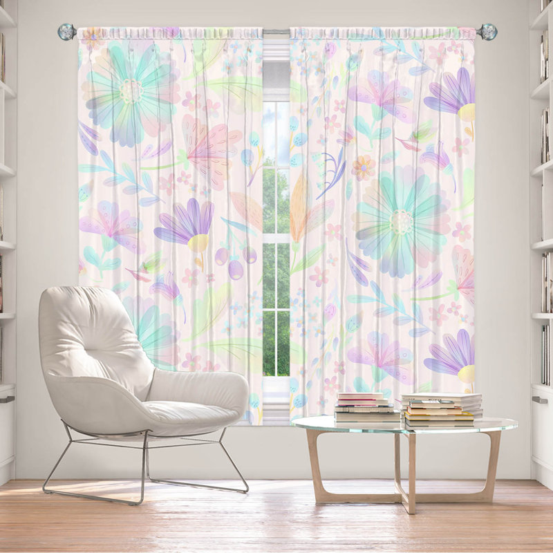 Paire de rideaux obscurcissant en polyester Amulek, L 40 po x L 82 po