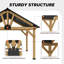 Hardtop 15 Ft. W x 13 Ft. D Solid Wood Patio Gazebo