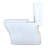 TOTO Aquia® Dual-Flush Elongated Two-Piece Toilet with Tornado Flush (Seat Included)