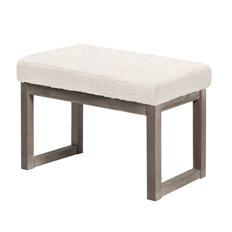 Repose-pieds avec repose-pieds 27 po, blanc 