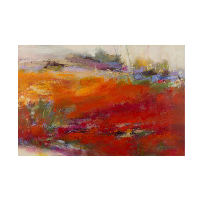 Art mural sur toile tendue - "Slow Burn" de Janesnene pour décoration de salon, de chambre à coucher ou de bureau - 30 x 47