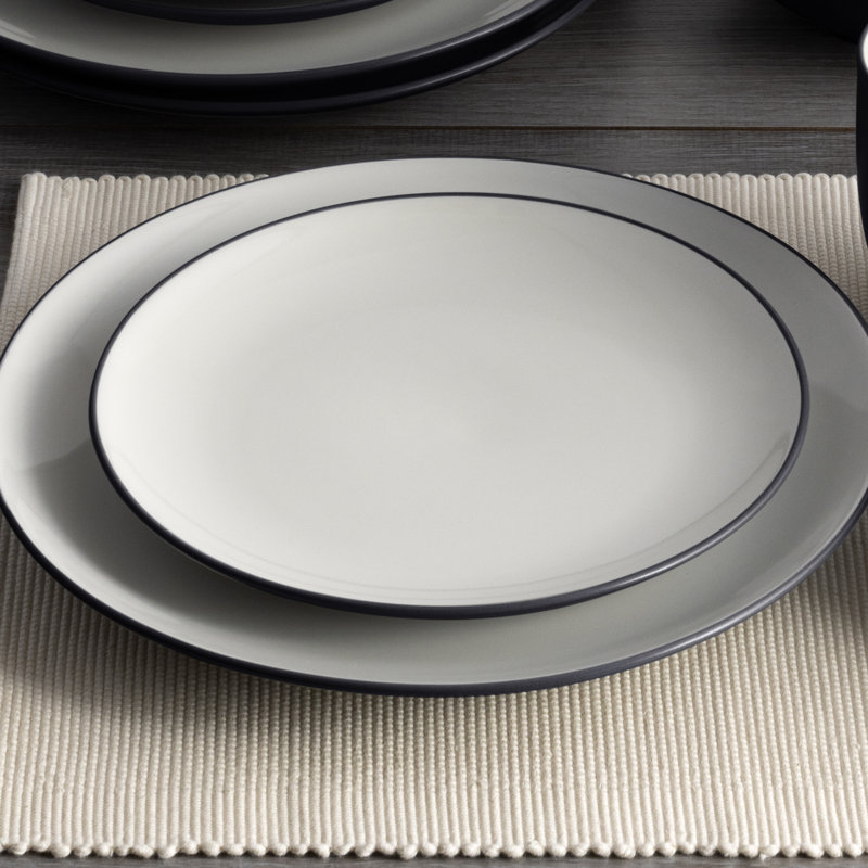 Noritake Colorwave 24-Piece Dinnerware Set, Service for 4, Graphite
