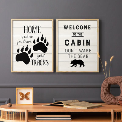 Home Tracks-Premium Framed Print -Ready to Hang - No Nails Required - No Nails Required