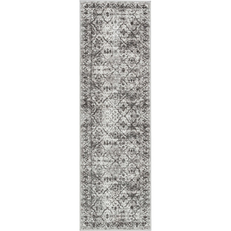 Tapis gris ivoire moderne Zazzle Argos, Tapis de couloir 2 pi 3 po x 7 pi 3 po