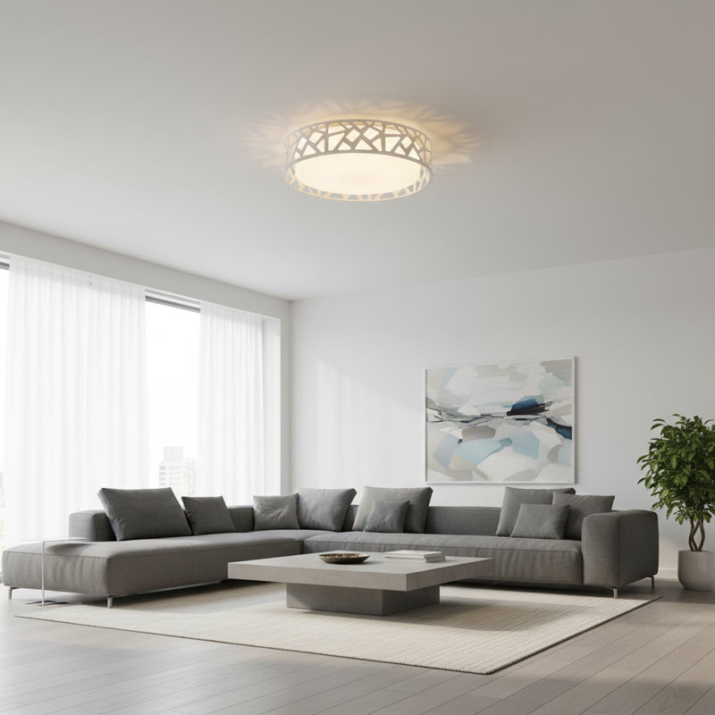 24W Dimmable LED Ceiling Light, 1600 Lumens, Warm White