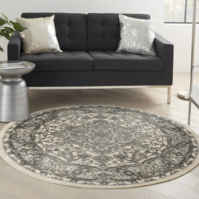 Tapis oriental en polypropylène / polyester tissé à la machine Sherlyn