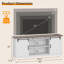 Unfinished Accent Cabinet with Fireplace Included-1405387414